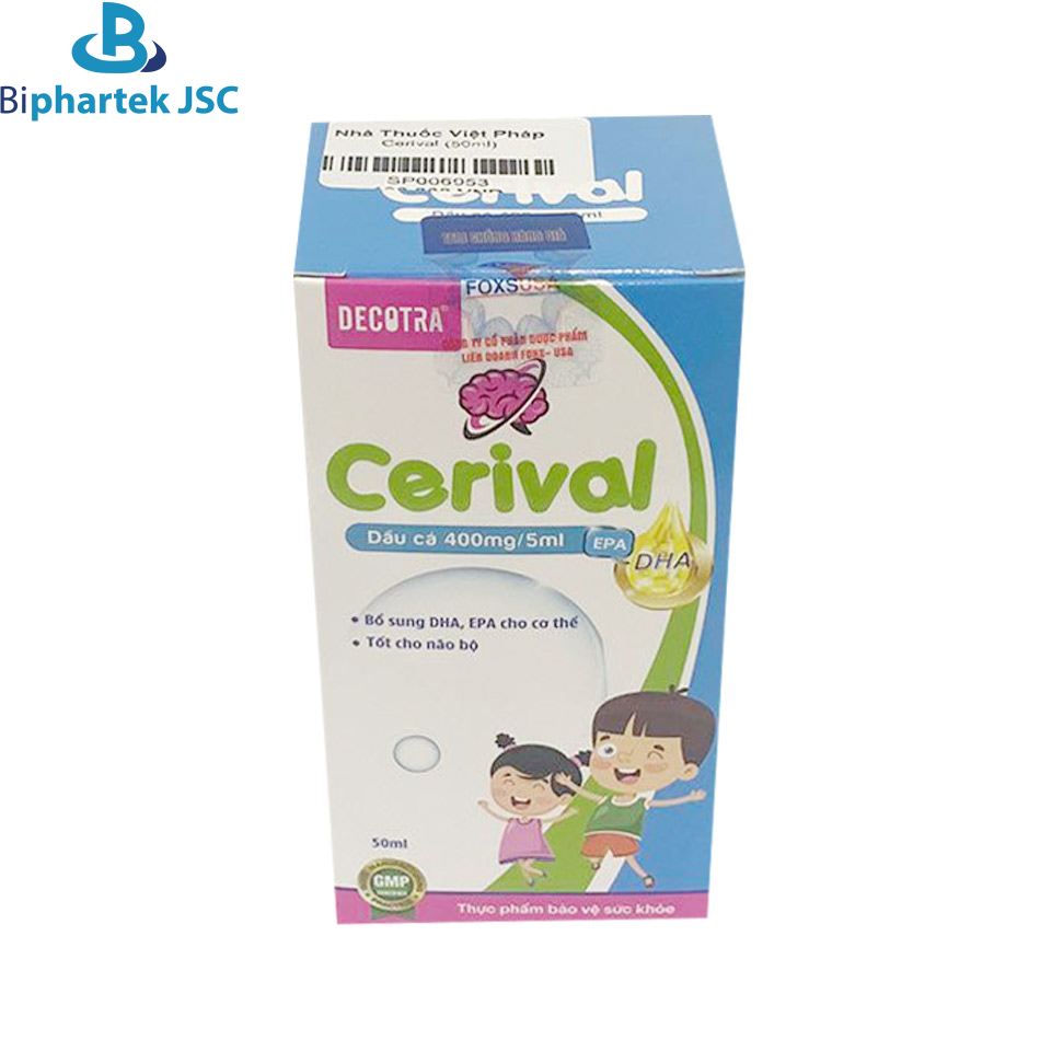Cerival hỗ trợ tăng cường thị giác