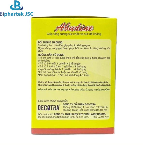 Hướng dẫn sử dụng Abudine